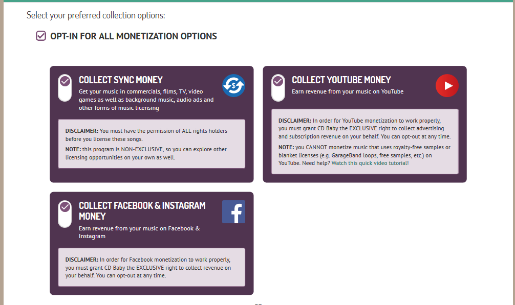 Can I terminate or opt out of my sync licensing/monetization deal and how  would I do that? – CD Baby Help Center